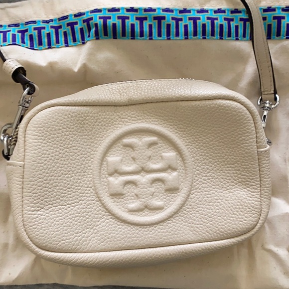 Tory Burch Handbags - Tory Burch Perry Bombe Mini Bag in New Cream